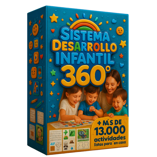 Sistema de Desarrollo Infantil 360°: +13.000 Actividades listas para imprimir